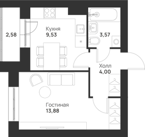 31,3 м², 1-комнатная квартира 3 200 000 ₽ - изображение 83