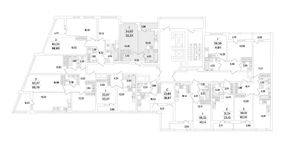 Квартира 35,5 м², 1-комнатная - изображение 2