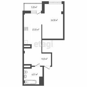 Квартира 46,8 м², 1-комнатная - изображение 2