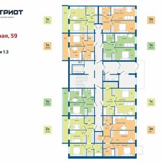 Квартира 55,8 м², 2-комнатная - изображение 2