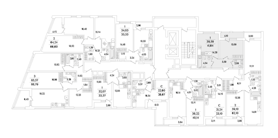 41,4 м², 1-комнатная квартира 10 018 231 ₽ - изображение 27