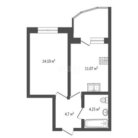 Квартира 36,7 м², 1-комнатная - изображение 1