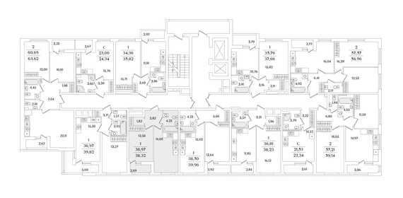 38,3 м², 1-комнатная квартира 9 492 403 ₽ - изображение 30