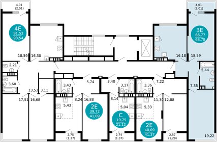 60 м², 2-комнатная квартира 23 000 000 ₽ - изображение 67