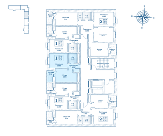 Квартира 37,9 м², 1-комнатная - изображение 2