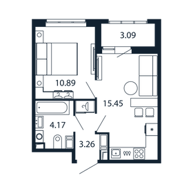 33 м², 2-комнатная квартира 8 495 000 ₽ - изображение 87