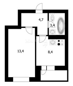 30 м², 1-комнатная квартира 6 700 000 ₽ - изображение 85