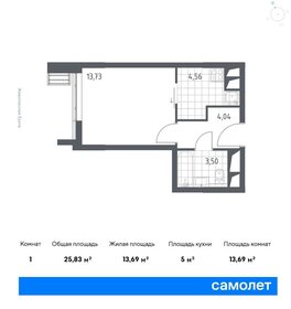 25,8 м², апартаменты-студия 6 990 000 ₽ - изображение 20