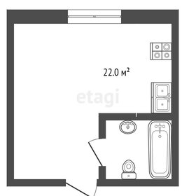 Квартира 22 м², студия - изображение 2