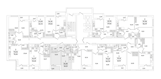 Квартира 38,2 м², 1-комнатная - изображение 2