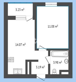 Квартира 32,6 м², 1-комнатная - изображение 1