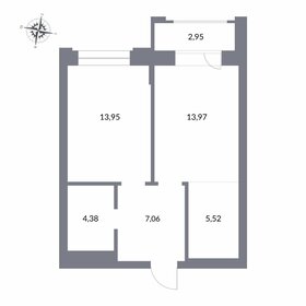 28,4 м², квартира-студия 6 200 000 ₽ - изображение 90