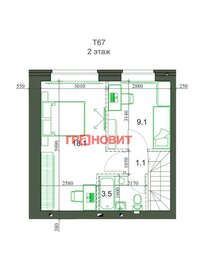 Квартира 67 м², 2-комнатная - изображение 2