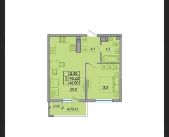 55,1 м², 2-комнатная квартира 6 800 000 ₽ - изображение 39