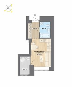 32,4 м², квартира-студия 4 625 000 ₽ - изображение 11