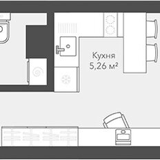 Квартира 25,3 м², студия - изображение 2