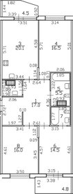 Квартира 98,3 м², 3-комнатная - изображение 1