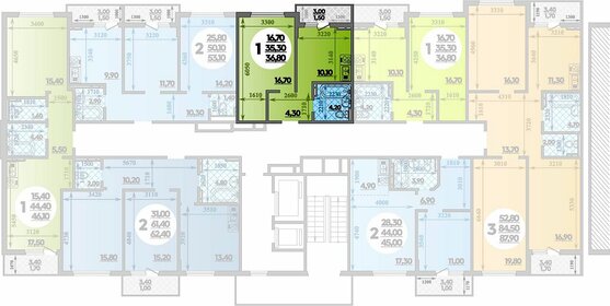 40 м², 1-комнатная квартира 4 500 000 ₽ - изображение 50