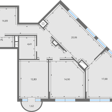 Квартира 90,5 м², 4-комнатная - изображение 4