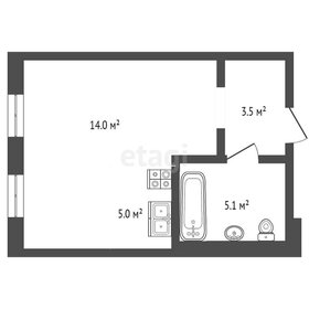 Квартира 30 м², студия - изображение 1