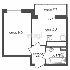 Квартира 30,8 м², 1-комнатная - изображение 3