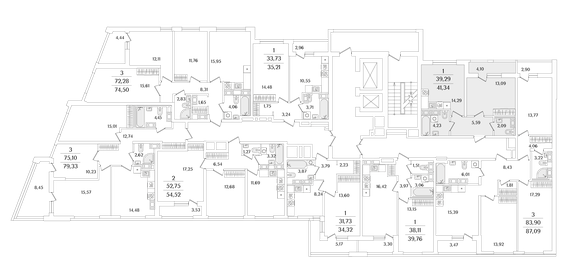 Квартира 41,3 м², 1-комнатная - изображение 2