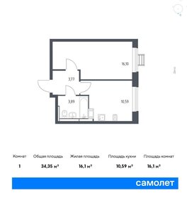 32,6 м², 2-комнатная квартира 7 250 000 ₽ - изображение 26