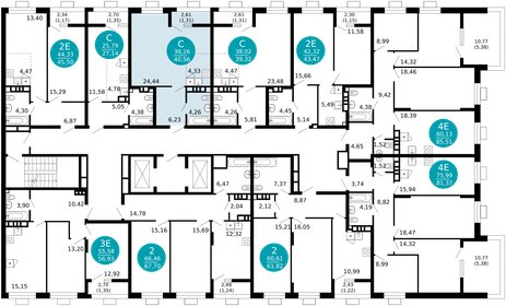 41 м², 2-комнатная квартира 8 600 000 ₽ - изображение 117