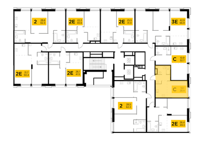 10,2 м², апартаменты-студия 3 396 600 ₽ - изображение 103