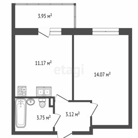 32,5 м², 1-комнатная квартира 6 300 000 ₽ - изображение 51