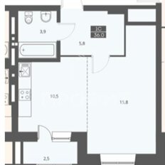 Квартира 36 м², студия - изображение 5