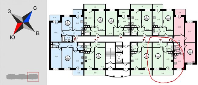 21,4 м², 1-комнатная квартира 2 900 000 ₽ - изображение 77