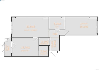 78 м², 3-комнатная квартира 6 400 000 ₽ - изображение 36