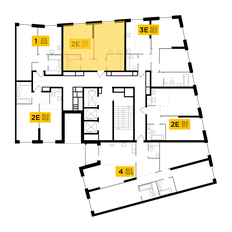 Квартира 53,7 м², 2-комнатная - изображение 2