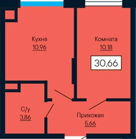 31 м², 1-комнатная квартира 3 200 000 ₽ - изображение 118