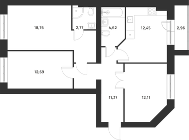 74,1 м², 3-комнатная квартира 6 300 000 ₽ - изображение 44