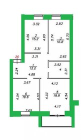 71,4 м², 3-комнатная квартира 11 500 000 ₽ - изображение 45