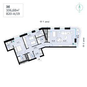 100,2 м², 3-комнатная квартира 62 124 000 ₽ - изображение 13