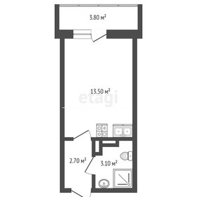 Квартира 21 м², студия - изображение 3