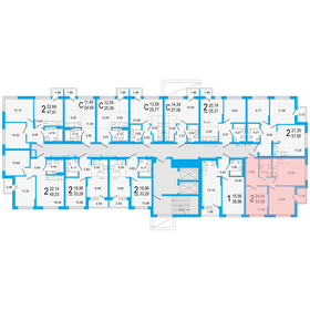 62,5 м², 2-комнатная квартира 6 050 000 ₽ - изображение 107