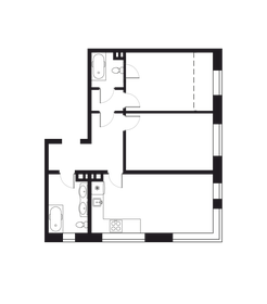 Квартира 75,2 м², 3-комнатная - изображение 1