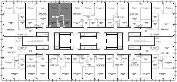 43,6 м², 1-комнатная квартира 28 755 612 ₽ - изображение 40