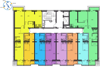 75,7 м², 3-комнатная квартира 6 815 700 ₽ - изображение 21