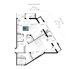 124,7 м², квартира-студия 49 860 000 ₽ - изображение 55