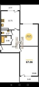 Квартира 63,3 м², 2-комнатная - изображение 2