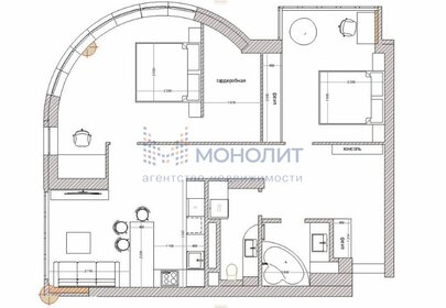 Квартира 83 м², 2-комнатная - изображение 3