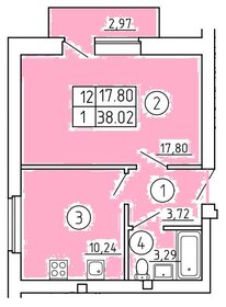 62 м², 1-комнатная квартира 11 000 000 ₽ - изображение 42