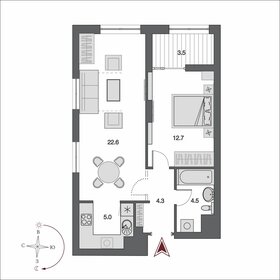 50,7 м², 2-комнатная квартира 12 000 000 ₽ - изображение 35