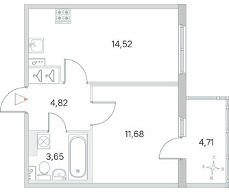 36,3 м², 1-комнатная квартира 7 047 398 ₽ - изображение 4