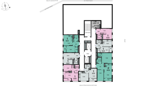 35,7 м², 1-комнатная квартира 4 492 270 ₽ - изображение 33